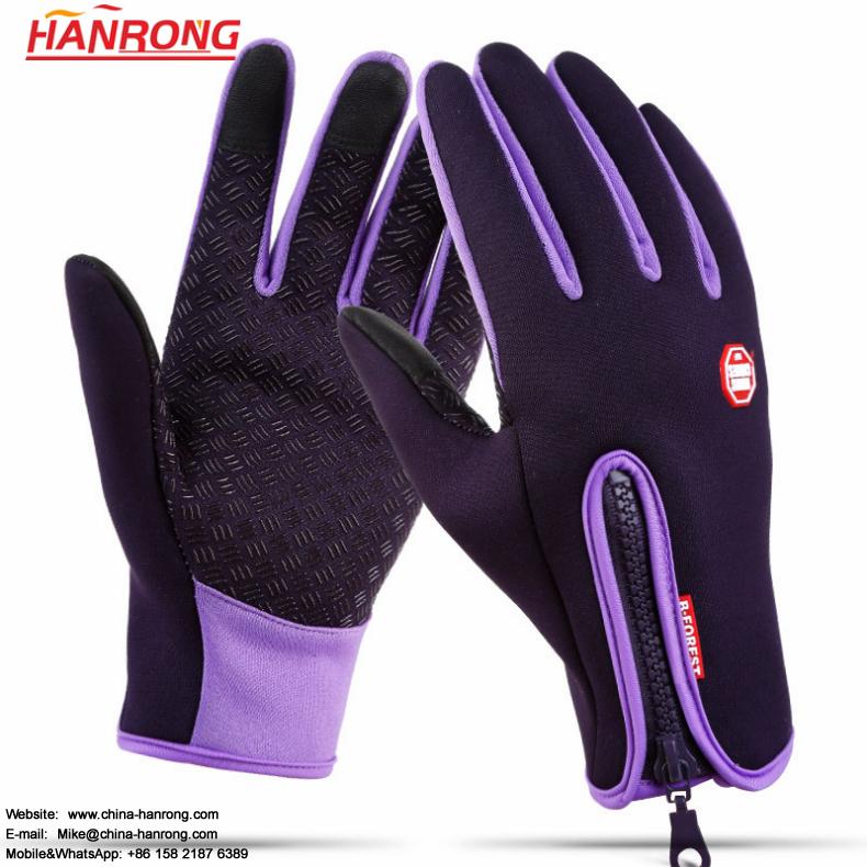 Winter Keep Warm Touch Screen Thicken Waterproof Non-slip Diving Cloth Skiing Gloves